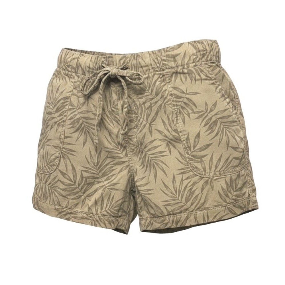 GAP Lyocell Drawstring Pull On Tencel Short Jungle Vines Garden Core Festival M
